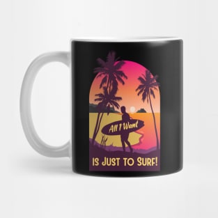 Summer Full Of Surfing Mug